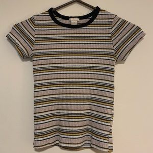 Striped Forever 21 Girls Shirt
